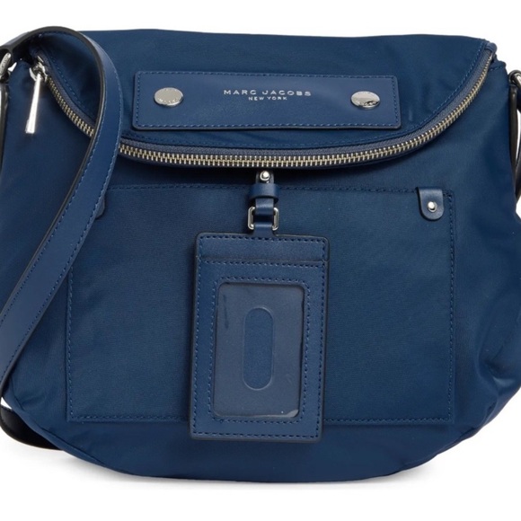 Marc Jacobs Preppy Natasha Nylon Crossbody Bag – Azure Blue - Picture 1 of 16